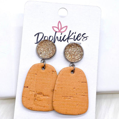 2" Pastel Baby Bells -Earrings by Doohickies Wholesale