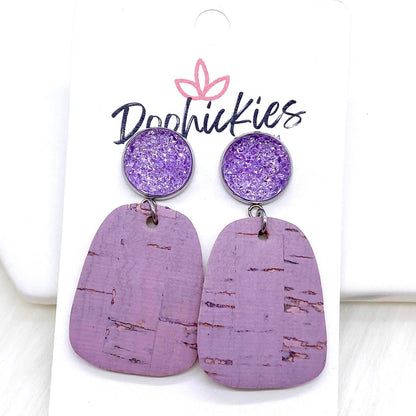 2" Pastel Baby Bells -Earrings by Doohickies Wholesale