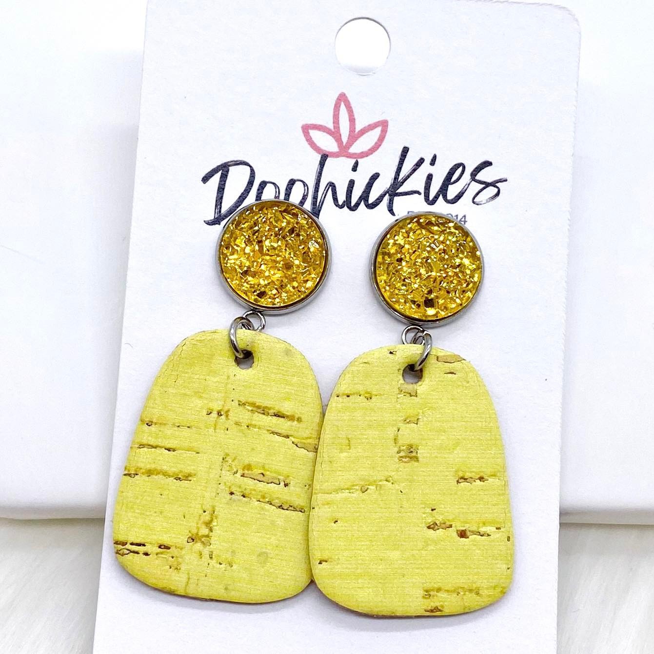 2" Pastel Baby Bells -Earrings by Doohickies Wholesale