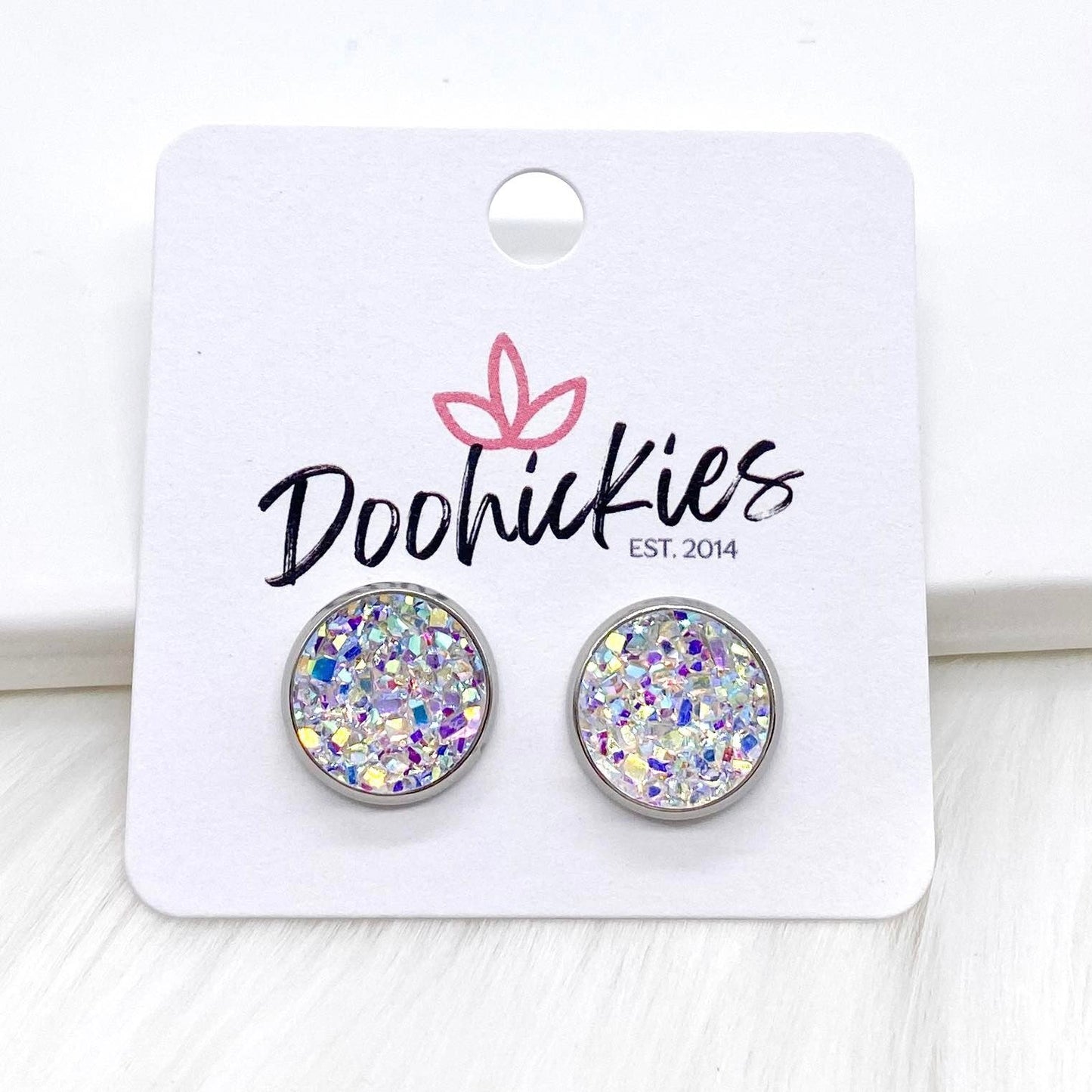 12mm Everyday Singles -Earrings by Doohickies Wholesale