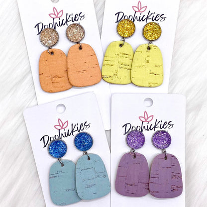 2" Pastel Baby Bells -Earrings by Doohickies Wholesale