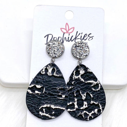 2" Neutral Driftwood Dangles -Earrings by Doohickies Wholesale