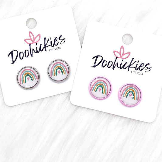 12mm Rainbows -Spring Earrings by Doohickies Wholesale