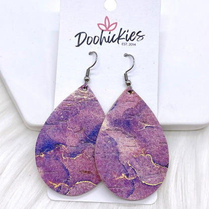 2" Color Me Beautiful Mini Collection (cork) -Earrings by Doohickies Wholesale