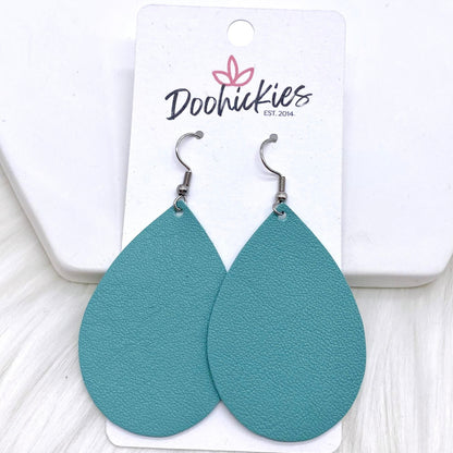 2" Daisy Mini Collection (Leather)- Earrings by Doohickies Wholesale