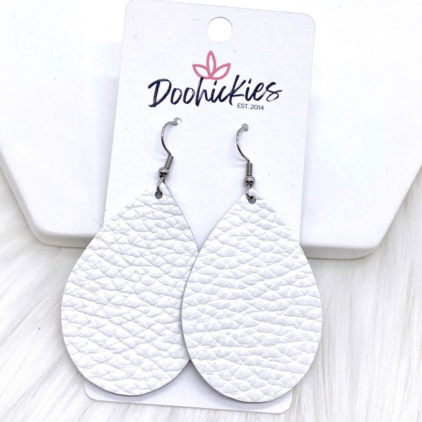 2" Black & White Mini Collection -Earrings by Doohickies Wholesale