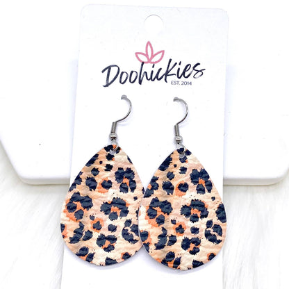 1.5" Wild at Heart Mini Collection (Leather) -Earrings by Doohickies Wholesale