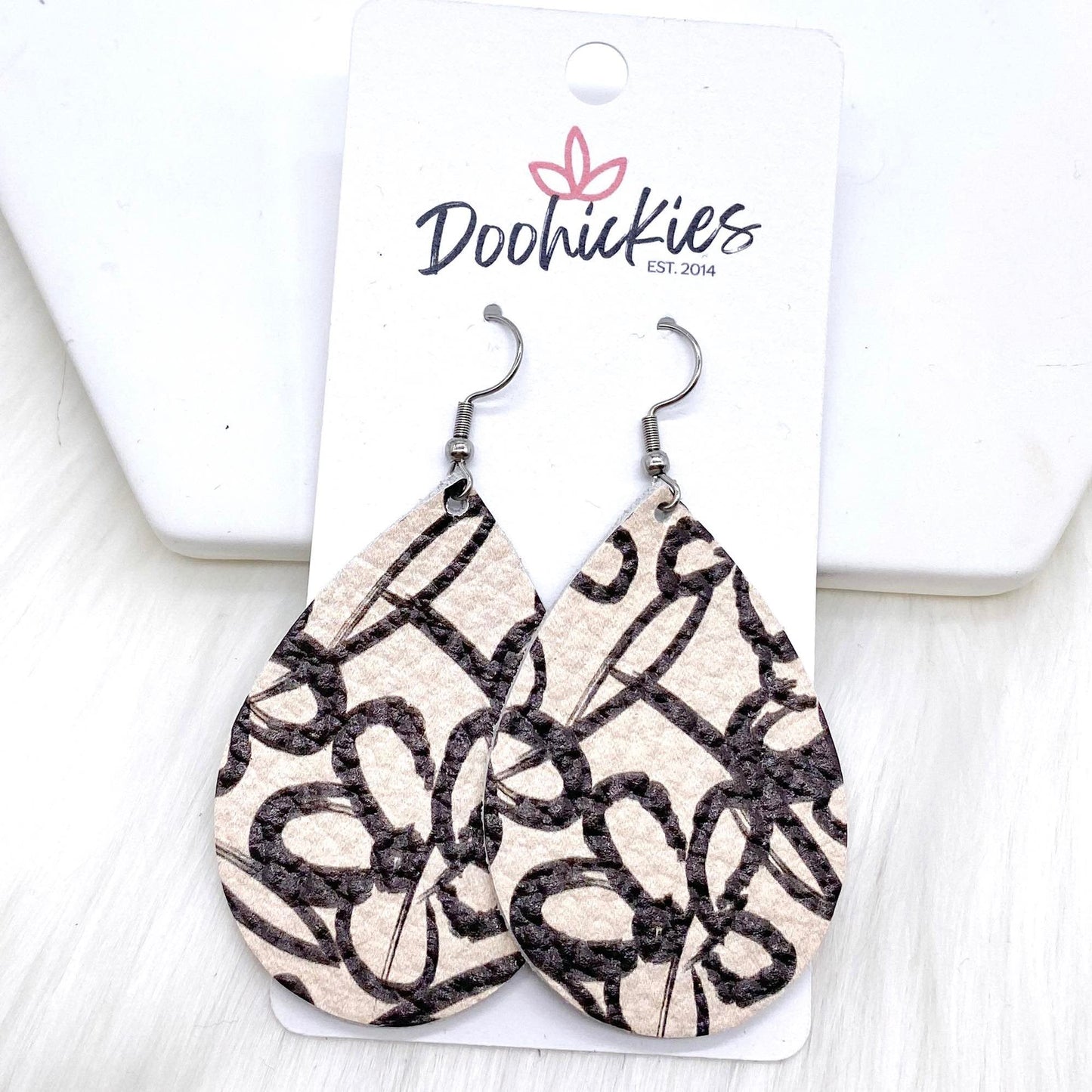 2" Tipsy Flower Mini Collection -Earrings by Doohickies Wholesale