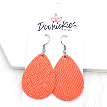 1.5" Floral Mini Collecion (leather) -Earrings by Doohickies Wholesale