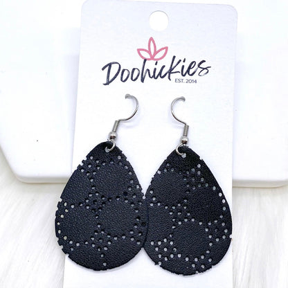 1.5" Tawny Leopard Mini Collection (Leather) -Earrings by Doohickies Wholesale