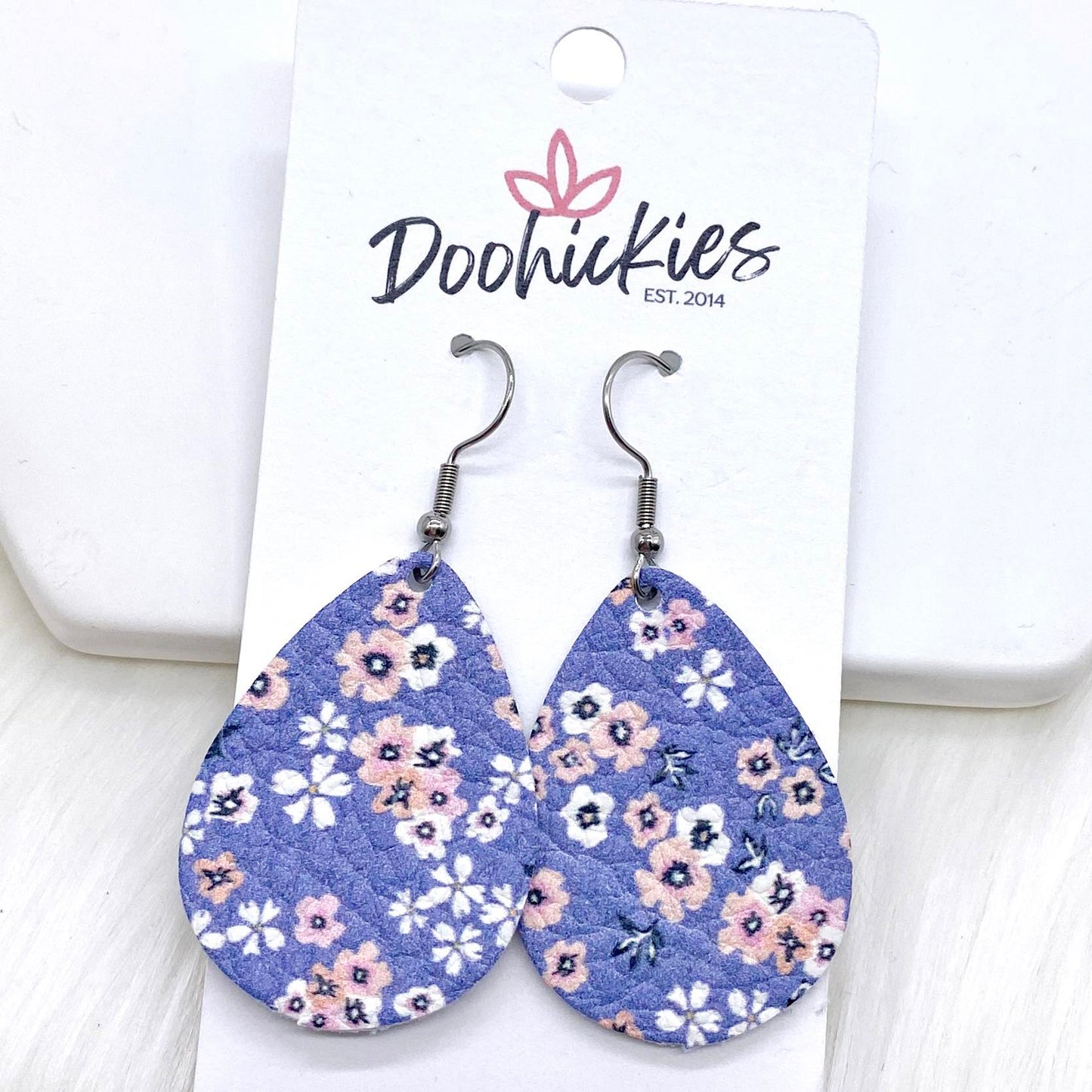 1.5" Pastel Floral Mini Collection -Earrings by Doohickies Wholesale