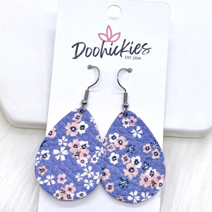 1.5" Pastel Floral Mini Collection -Earrings by Doohickies Wholesale