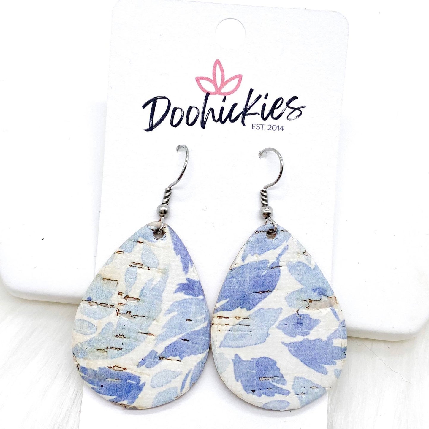 1.5" Beach Corkie Mini Collection -Summer Earrings by Doohickies Wholesale