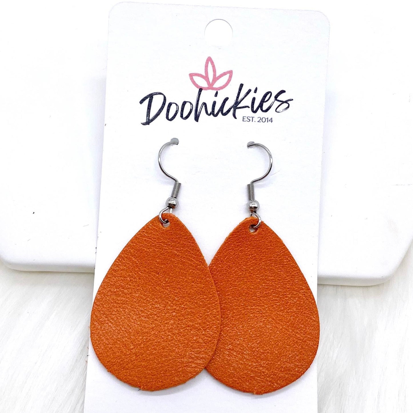 1.5" Wild at Heart Mini Collection (Leather) -Earrings by Doohickies Wholesale