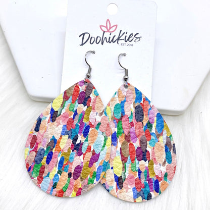 2.5" Mexican Confetti Mini Collection -Earrings by Doohickies Wholesale