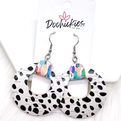 2" Mix It Up Olivias -Earrings by Doohickies Wholesale