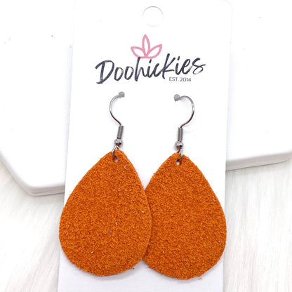 1.5" Ditsy Flowers Mini Collection (Leather) -Earrings by Doohickies Wholesale