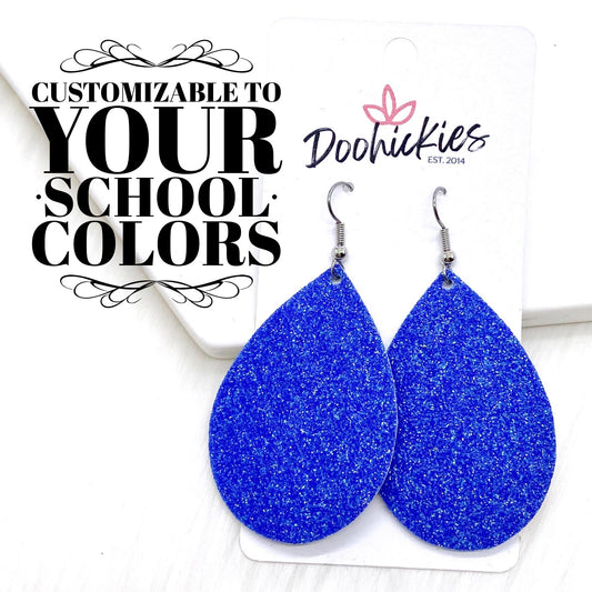 Spirit Glitter Teardrops -Earrings by Doohickies Wholesale