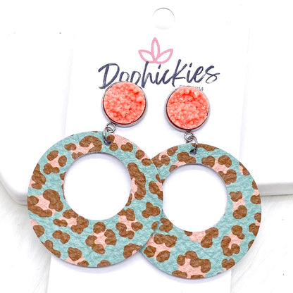 2" Summer Lil' O Dangles- Summer Earrings by Doohickies Wholesale