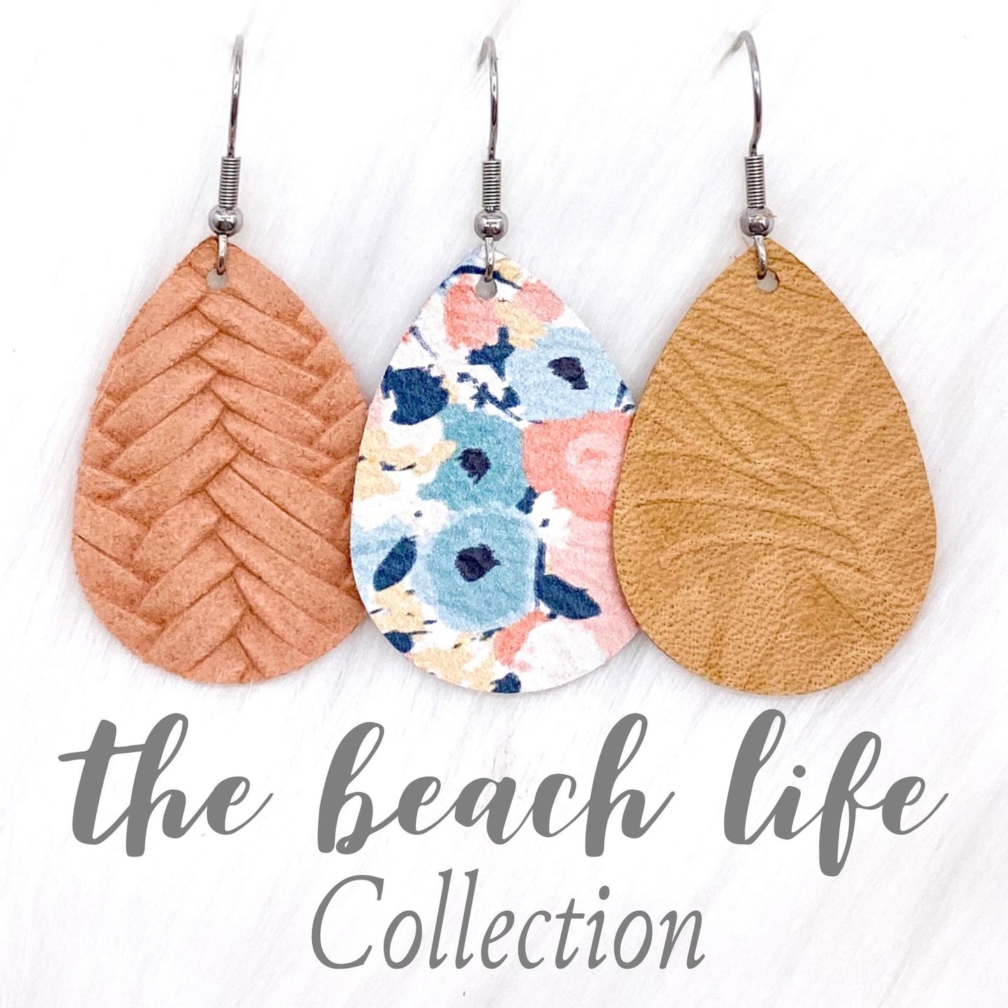 1.5" Beach Life Mini Collection -Summer Earrings by Doohickies Wholesale