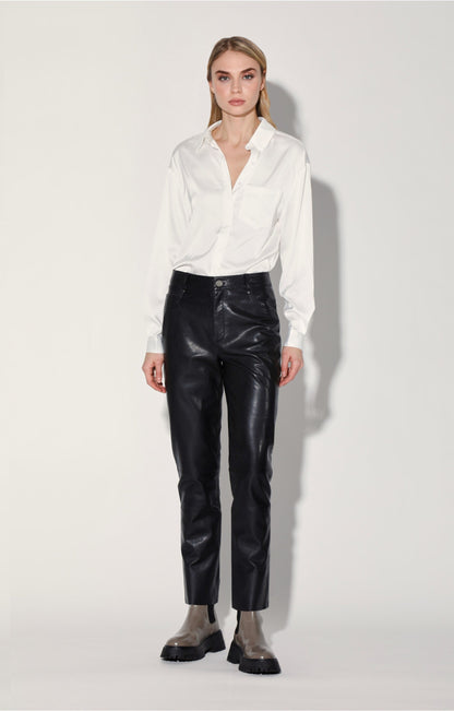 Yvette Pant, Black - Leather by Walter Baker