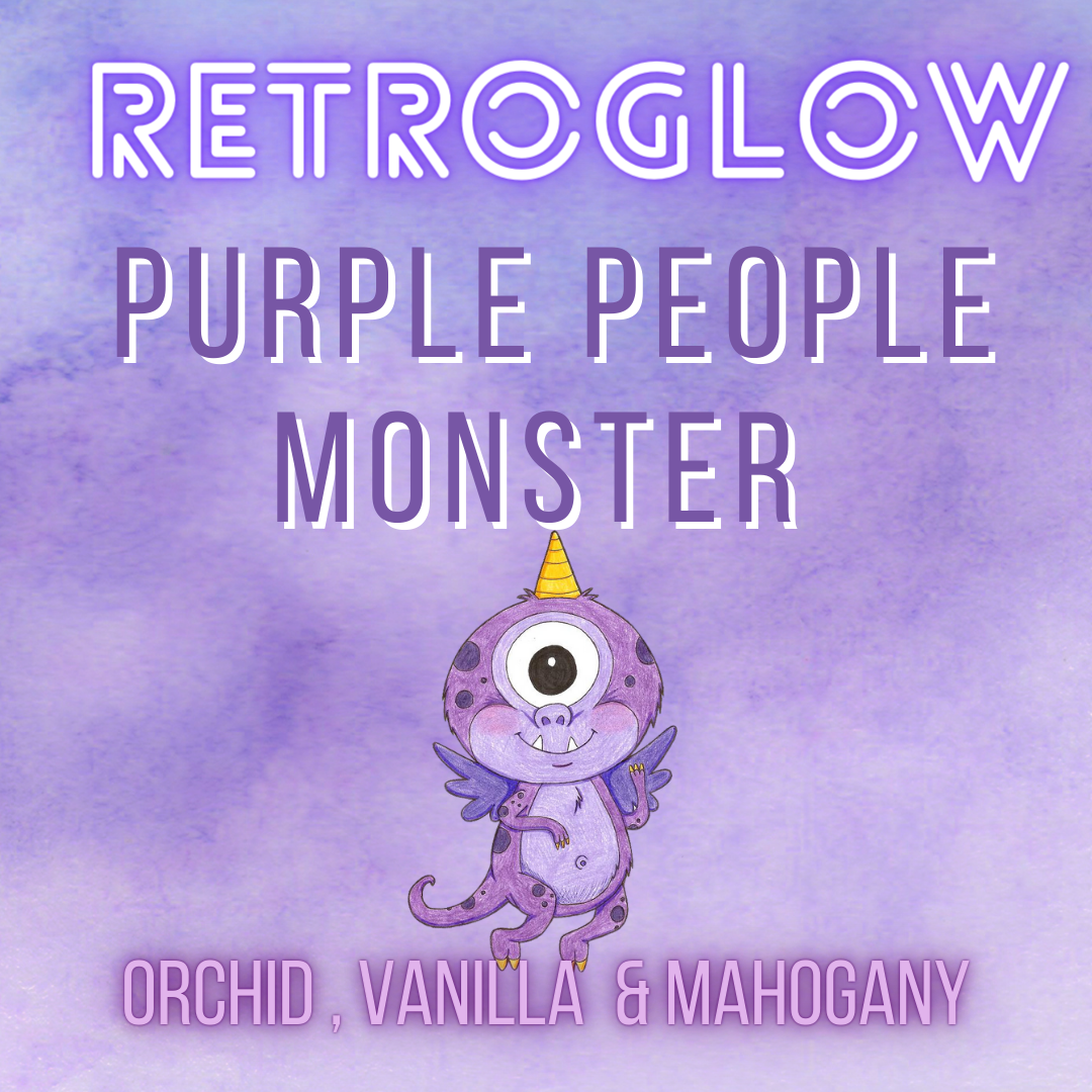 Purple People Monster- by RetroGlow