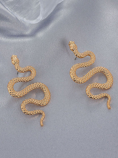 Snake Shape Earrings Accessories by migunica