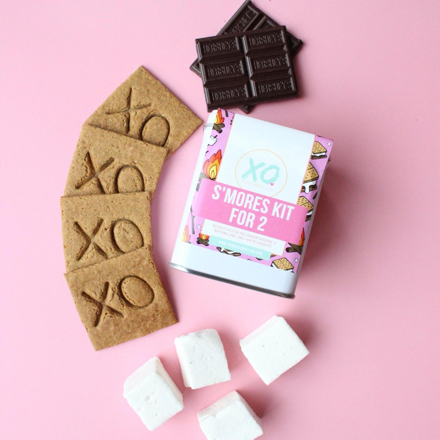 XO Marshmallow - S'Mores Kit For 2 by The Epicurean Trader