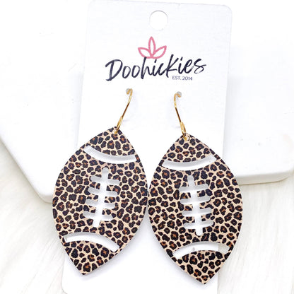 Wild Side Football Collection -Sports Earrings by Doohickies Wholesale