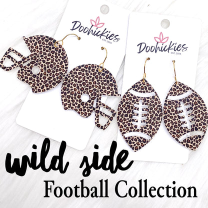 Wild Side Football Collection -Sports Earrings by Doohickies Wholesale