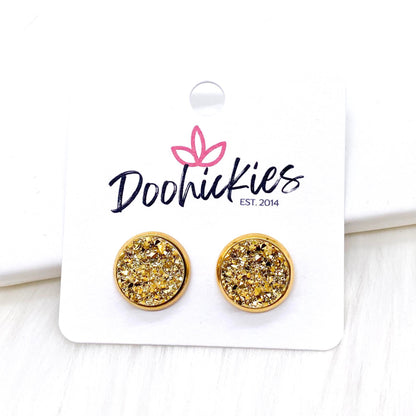 12mm Sparkle Spirit Studs -Sports Earrings by Doohickies Wholesale