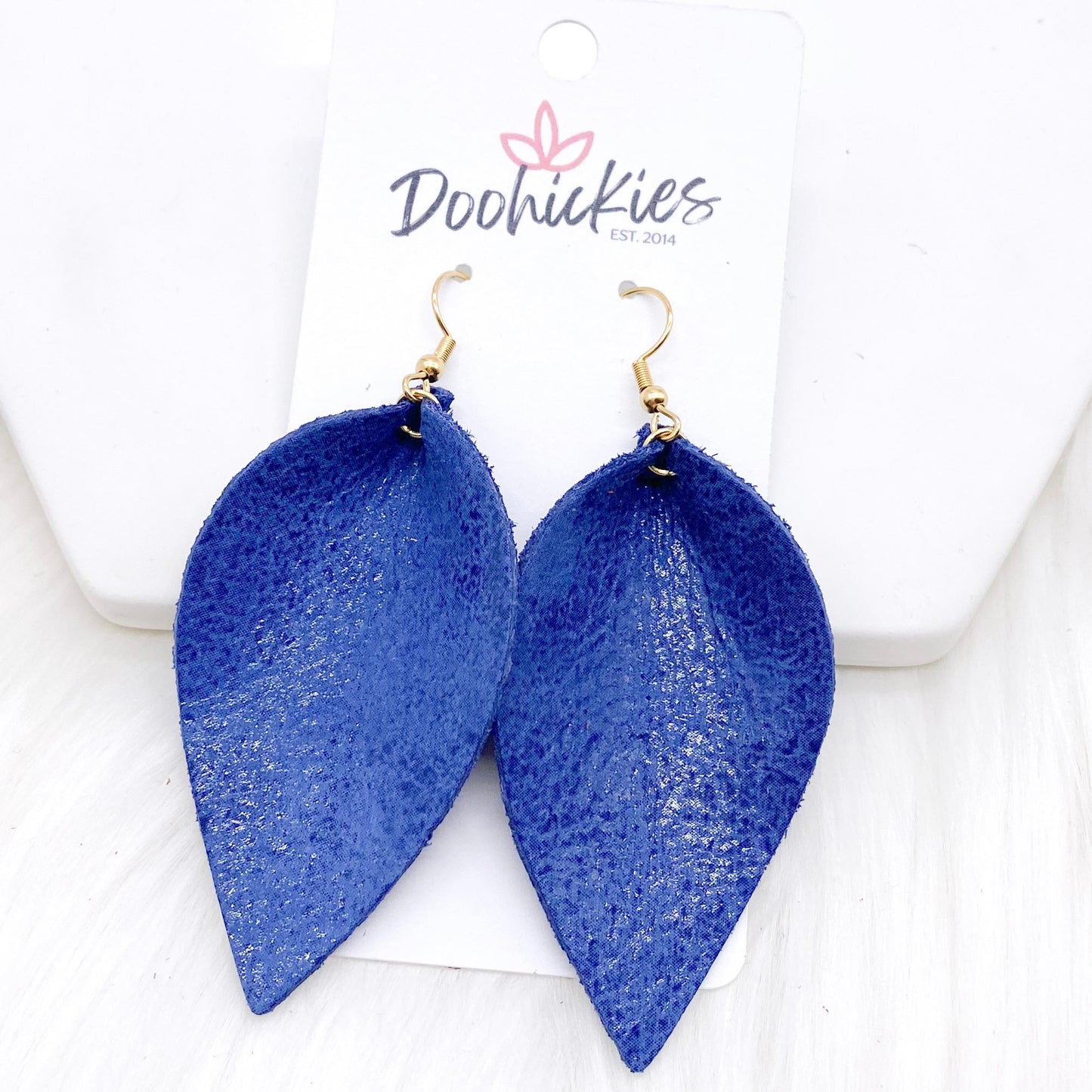 2.5" Glazed Petals- Fall Earrings by Doohickies Wholesale