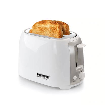 Better Chef Deluxe Cool Touch Wide-Slot 2-Slice Toaster with Stainless Accents by Jupiter Gear Home