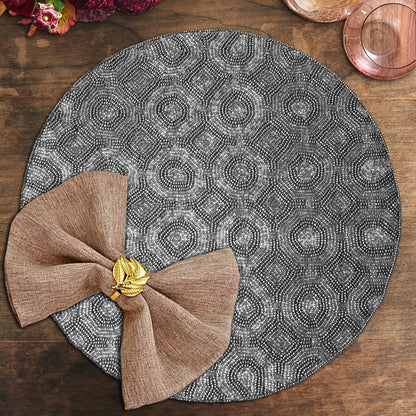 The Adella Beaded Placemats by Decozen