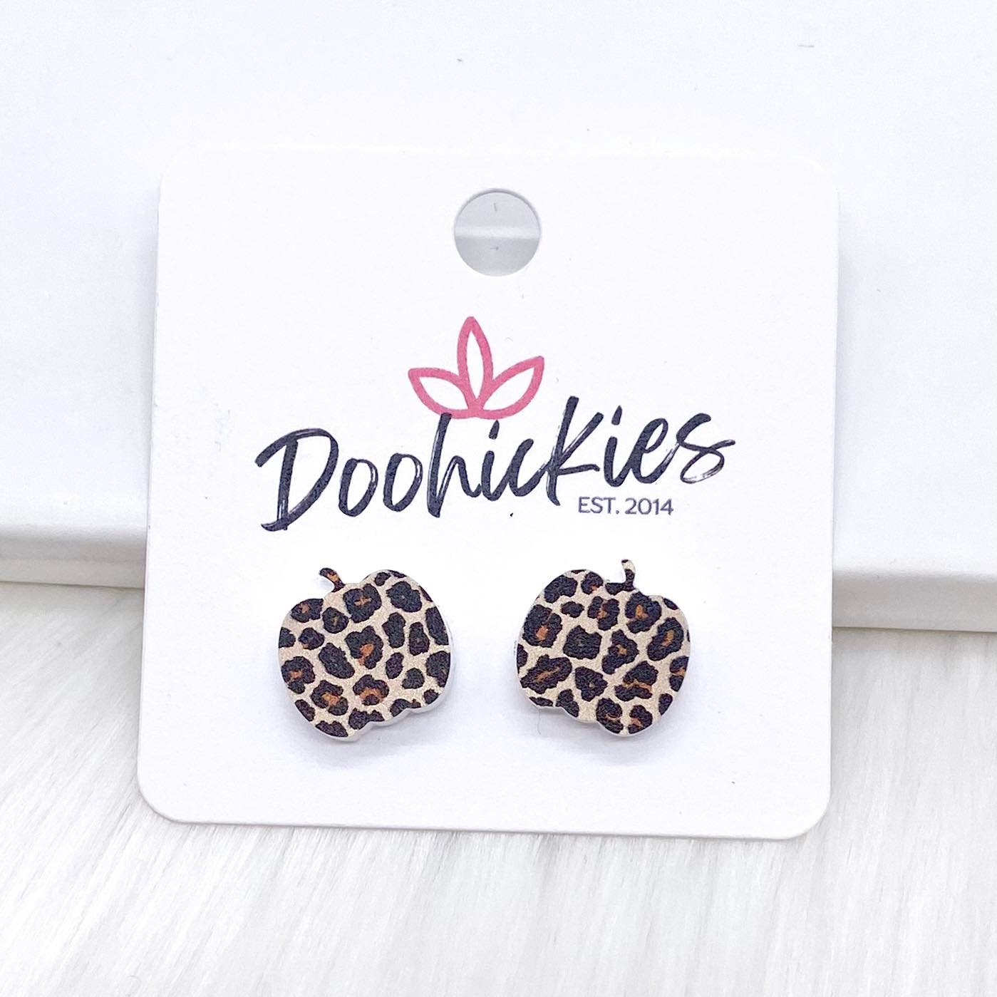 Pumpkin Studs- Fall Acrylic Singles by Doohickies Wholesale