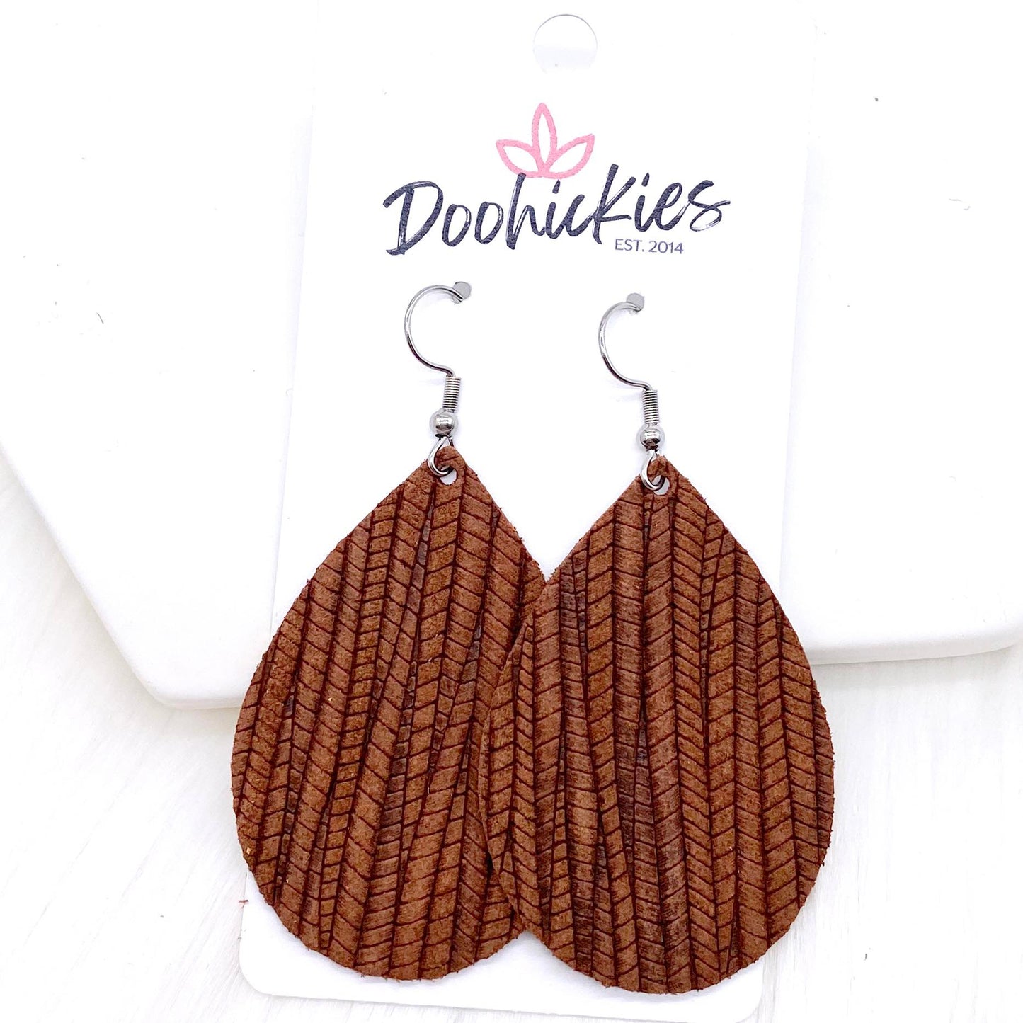 2" Hexagon Harvest Mini Collection -Fall Earrings by Doohickies Wholesale