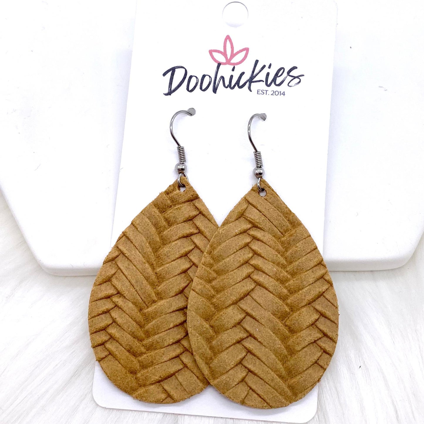 2" Autumn Leopard Mini Collection -Earrings by Doohickies Wholesale