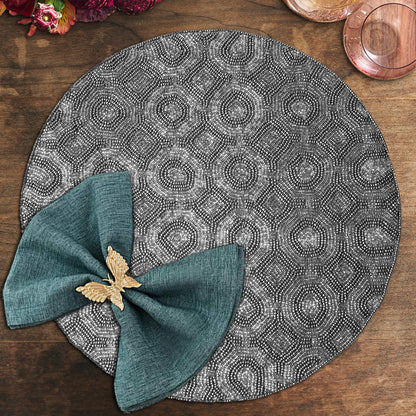 The Adella Beaded Placemats by Decozen