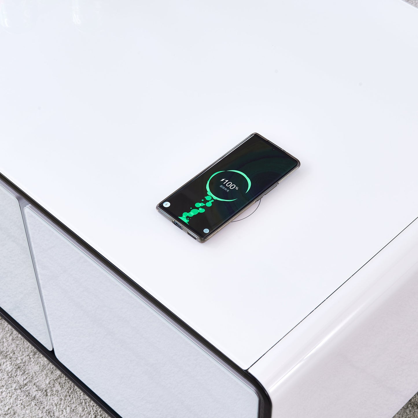 Multifunctional Smart Coffee Table with Fridge by Blak Hom