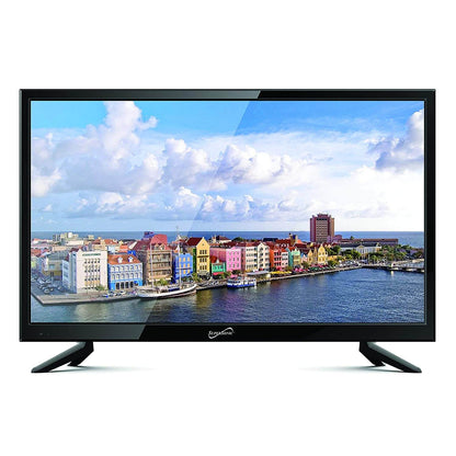 19" Supersonic 12 Volt AC/DC Widescreen LED HDTV with USB and HDMI (SC-1911) by Jupiter Gear