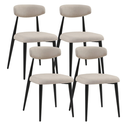 Set of 4 Upholstered Dining Chairs by Blak Hom