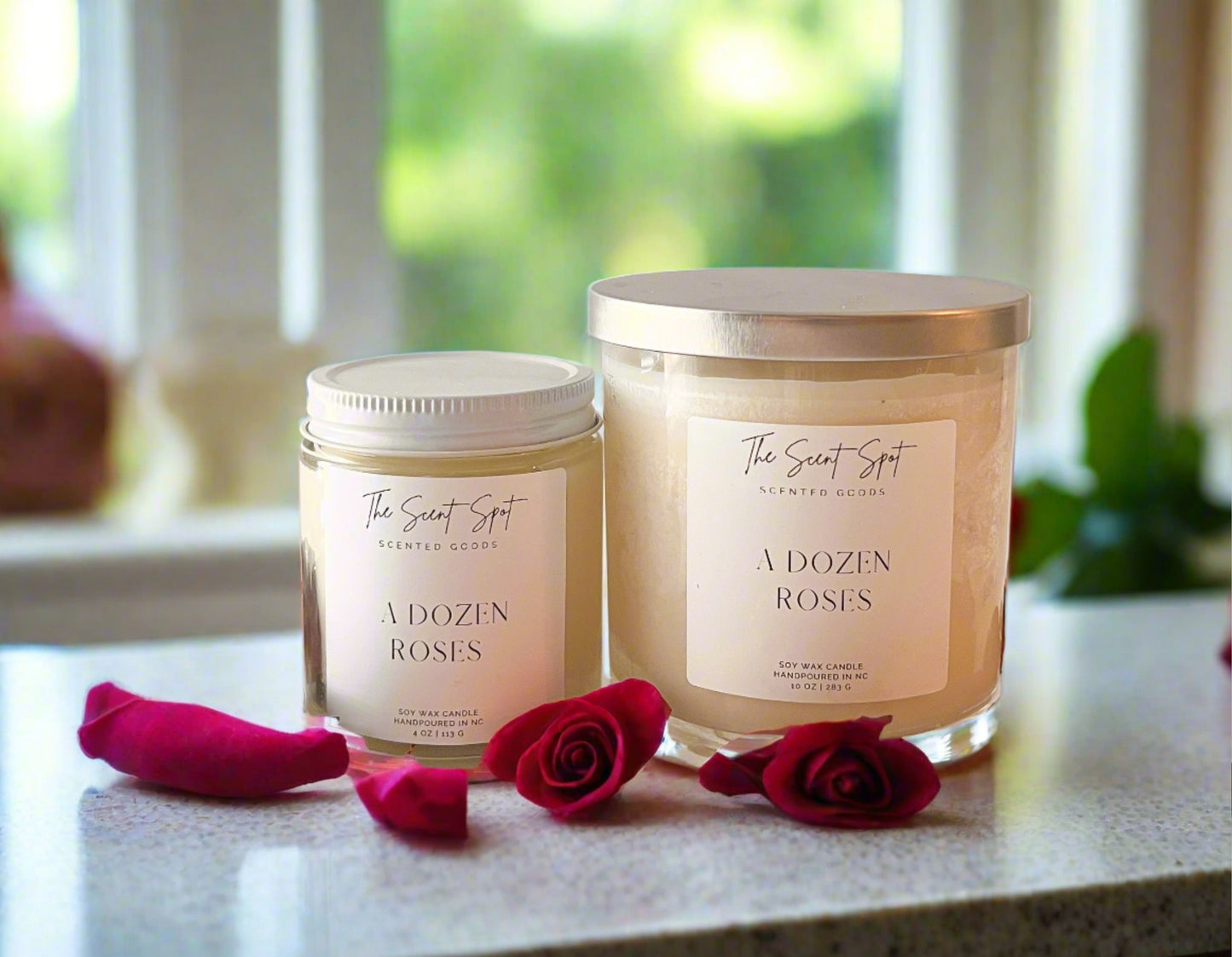 A Dozen Roses Candle by The Scent Spot