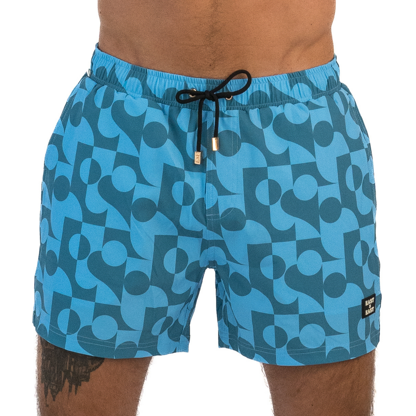 Retro Tropics Shorts / Blue by East x East