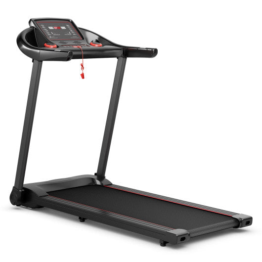 2.25HP Electric Running Machine Treadmill with Speaker and APP Control-Red by VYSN