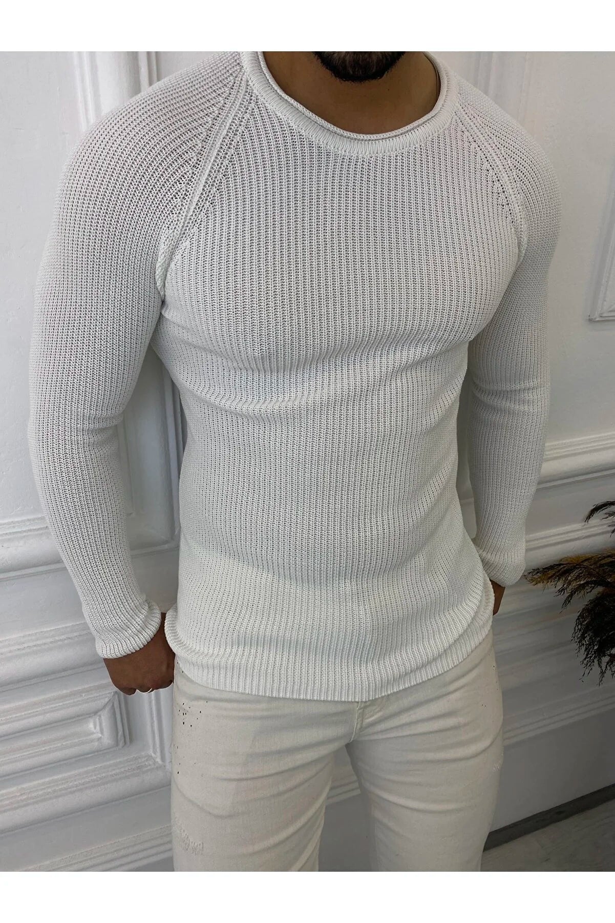 Slim Fit Knitwear Sweater by BlakWardrob