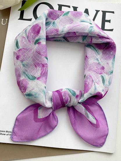 Floral Printed Scarf by migunica