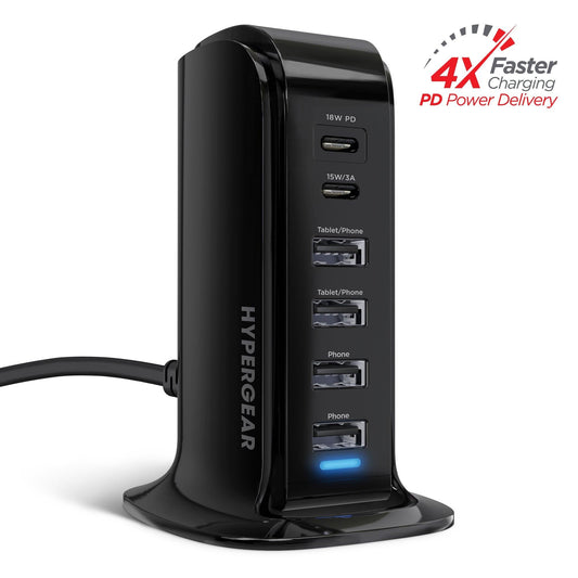 Power Tower 42W 6 USB Charging Station by VYSN