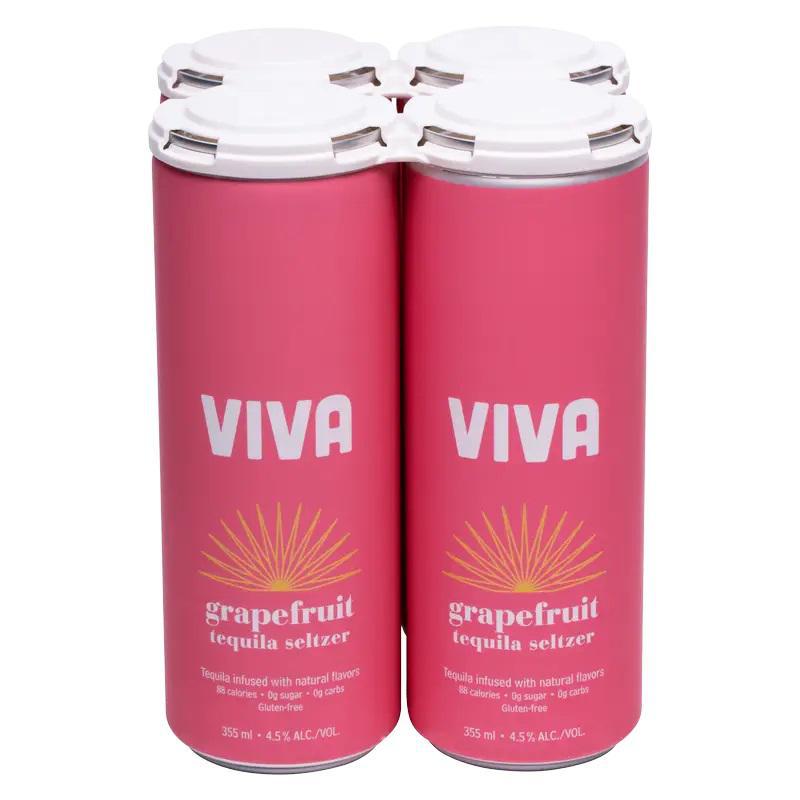 VIVA - Grapefruit Tequila Seltzer (4PK) by The Epicurean Trader