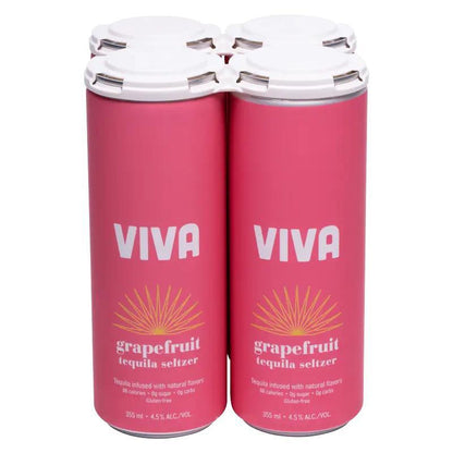 VIVA - Grapefruit Tequila Seltzer (4PK) by The Epicurean Trader