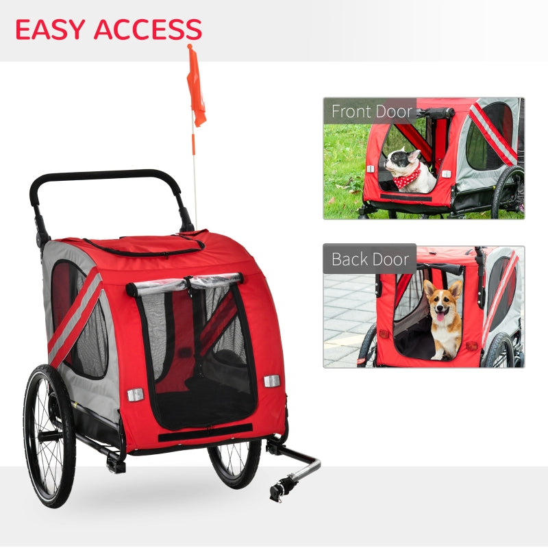 2-In-1 Pet Bike Trailer Stroller by Furr Baby Gifts